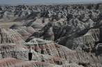 Mirante no Badlands National Park, em South Dakota, nos Estados Unidos